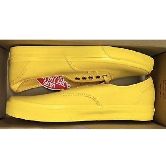 vans mono yellow